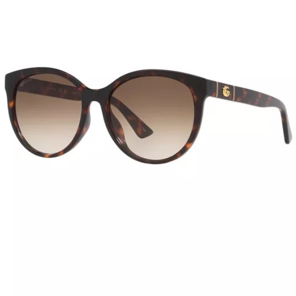 Gucci Accessories - NWT GUCCI GG0636SK 002 round Gucci sunglass comes in a dark havana frame